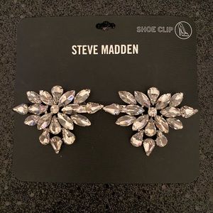 Steve Madden bling shoe clips NWT